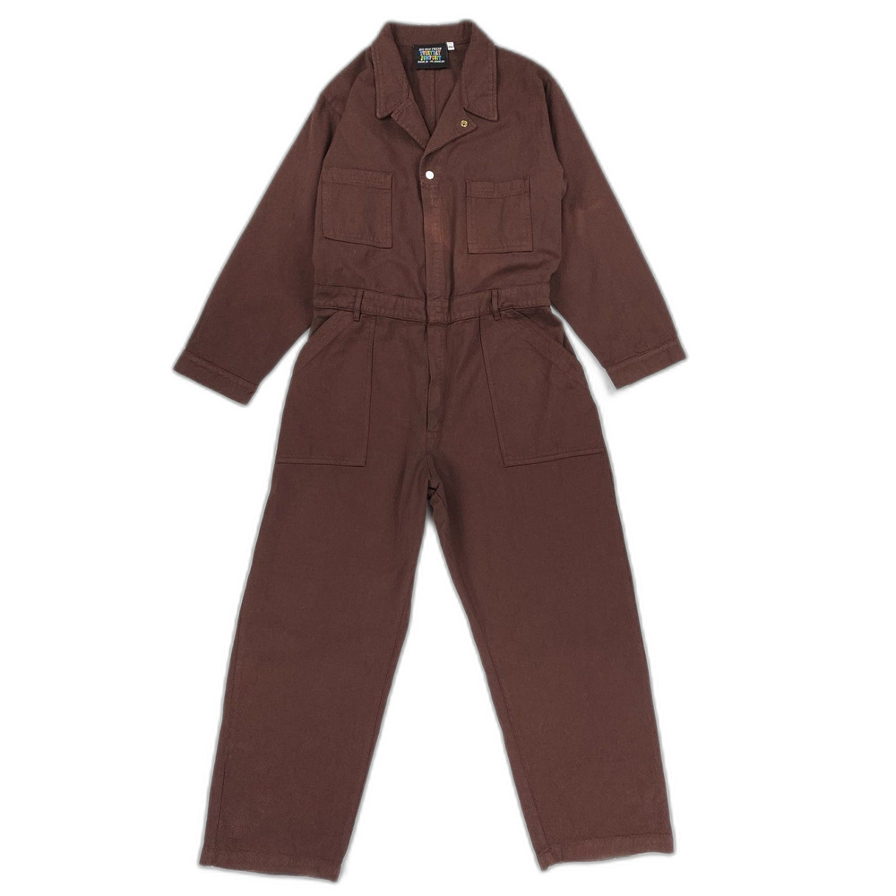 BIG BUD PRESS Everyday Jumpsuit Fudgesicle Brown Coverall 90s Y2k Workwear Boho